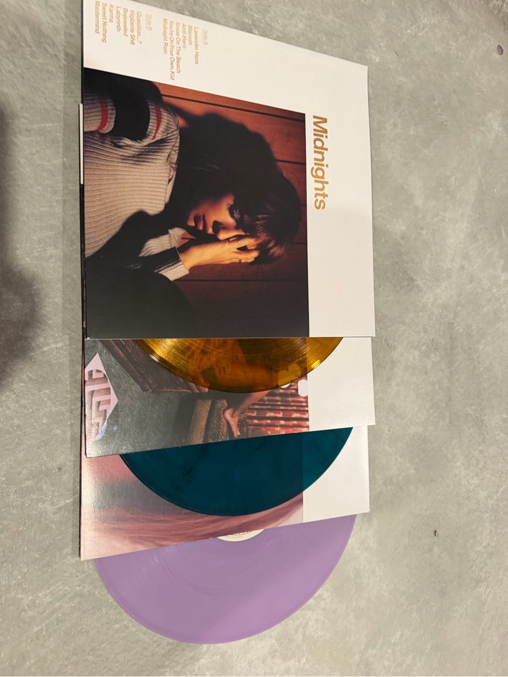 Taylor Swift Midnights Colored Vinyl Set - Lavender, Teal & Amber